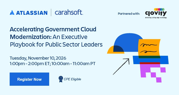 Accelerating Government Cloud Modernization | Event Banner 