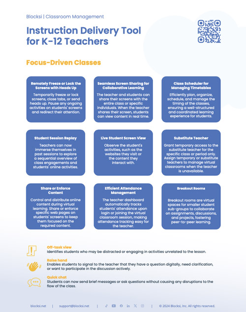 Instruction Delivery Tool for K-12 Teachers