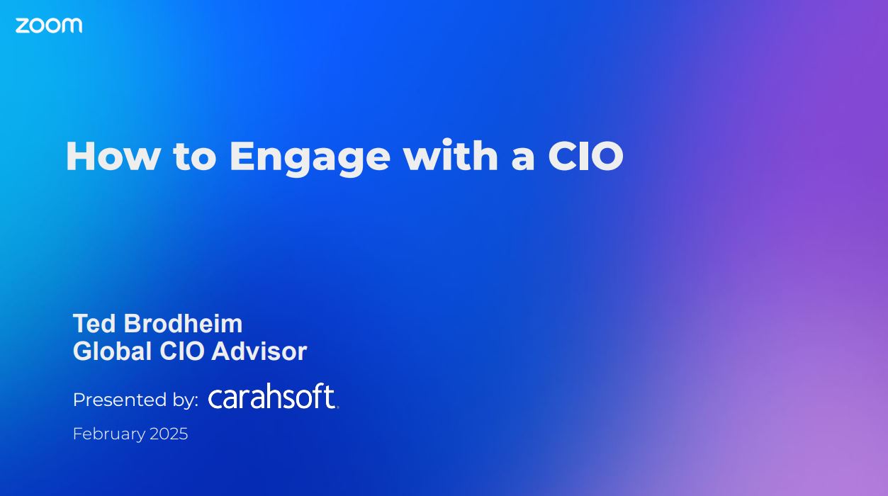 How to Engage with a CIO