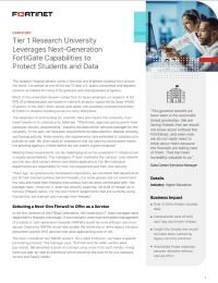 How a Major U.S. University Unified Its Cybersecurity Strategy with Fortinet