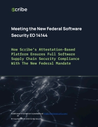 Meeting the New Federal Software Security EO 14144