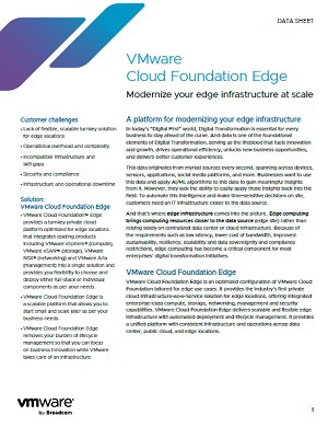 VMware Cloud Foundation Edge