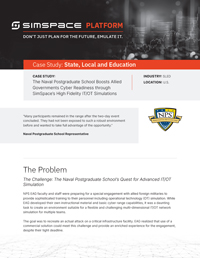 The Naval Postgraduate School Boosts Allied Governments Cyber Readiness through SimSpace’s High Fidelity IT/OT Simulations