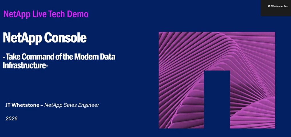 NetApp Console: Take Command of the Modern Data Infrastructure