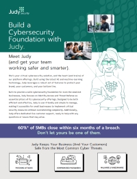 Build a Cybersecurity Foundation with Judy.