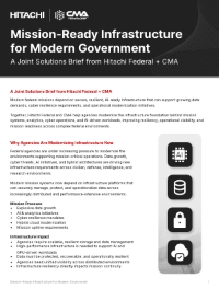 Mission-Ready Infrastructure for Modern Government