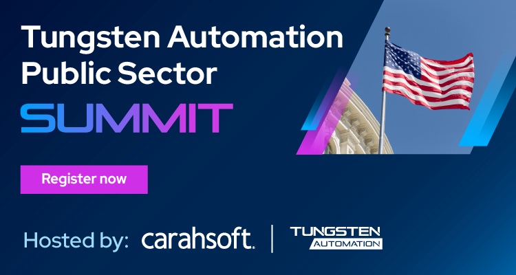 Tungsten Automation Public Sector Summit Event Banner