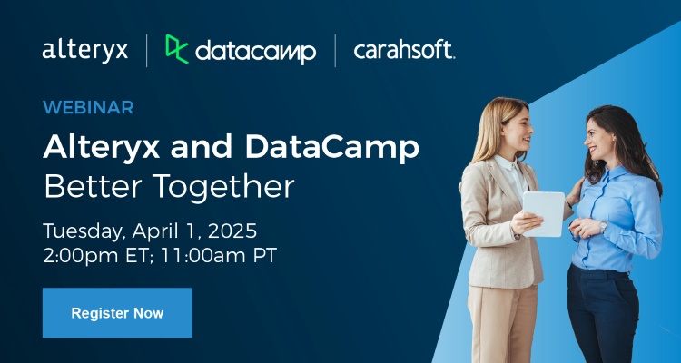 Alteryx and Datacamp: Better Together Event Banner