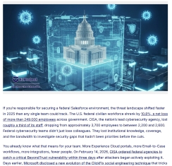 ClickFix, OAuth Exploits, and AI Phishing: A Salesforce Security Briefing for U.S. Federal Teams