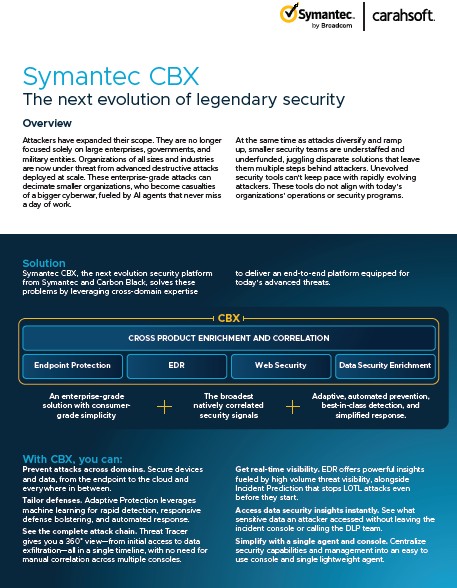 Symantec CBX: The next evolution of legendary security