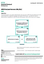 HPE ProLiant Servers (ML/DL)