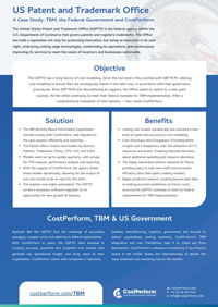 US Patent and Trademark Office A Case Study: TBM, the Federal Government and CostPerform