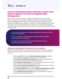 2025 Solutions Brief: Enrich & Extend ServiceNow with Data-Centric, Risk-Aware Insights for Security & Integrated Risk Management