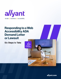 Responding to a Web Accessibility ADA Demand Letter or Lawsuit