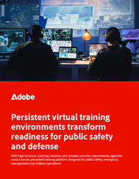 Persistent virtual training environments transform readiness for public safety and defense