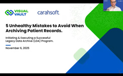 Five Unhealthy Mistakes to Avoid When Archiving Patient Records Webinar