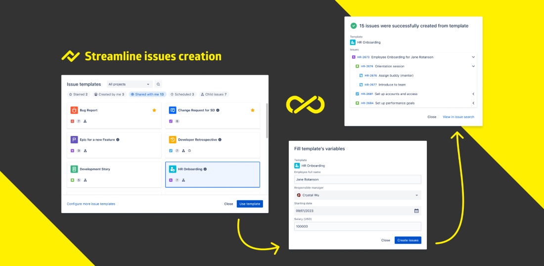 STAGIL Issue Templates & Scheduler