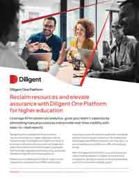 Reclaim Resources and Elevate Assurance with Diligent One Platform for Higher Education