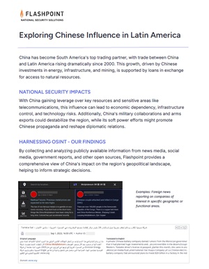 Exploring Chinese Influence in Latin America
