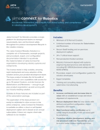 Jama Connects for Robotics