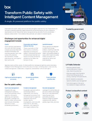 Transform Public Safety with Intelligent Content Management