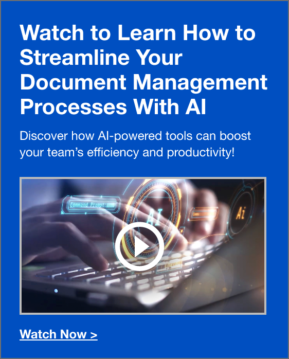 Implementing Artificial Intelligence in Document Management Processes on Vimeo