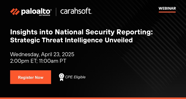 Insights into National Security Reporting: Strategic Threat Intelligence Unveiled Event Banner