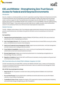 IGEL and 90Meter - Strengthening Zero Trust Secure Access for Federal and Enterprise Environments