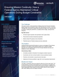 Ensuring Mission Continuity: How a Federal Agency Maintained Critical Operations During Budget Constraints