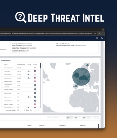 Deep Threat Intel