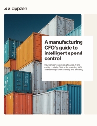 A Manufacturing CFO's Guide to Intelligent Spend Control