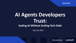 AI Agents Developer Trust: Scaling AI without Scaling Tech Debt Webinar
