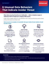 6 Unusual Data Behaviors That Indicate Insider Threat