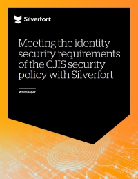 Meeting the Identity Security Requirements of the CJIS Security Policy with Silverfort