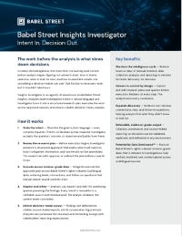 Babel Streets Insight Investigator