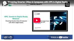 Powering Smarter Cities & Campuses with HPE & Digital Realty