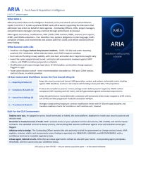 ARIA- Post-Award Acquisition Intelligence