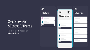 Overview for Microsoft Teams