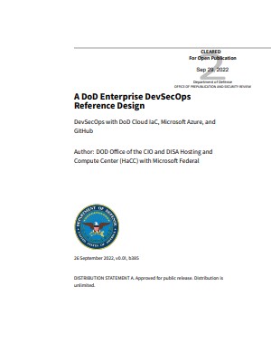 A DoD Enterprise DevSecOps Reference Design