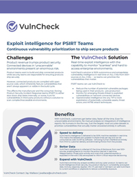 Exploit Intelligence for PSIRT Teams