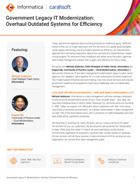Government Legacy IT Modernization: Overhaul Outdated Systems for Efficiency