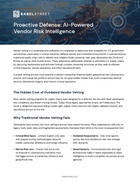 Proactive Defense: AI - Powered Vendor Risk Intelligence