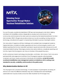 Unlocking Career Opportunity Through Modern Vocational Rehabilitation Solutions