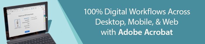Adobe Acrobat Web banner