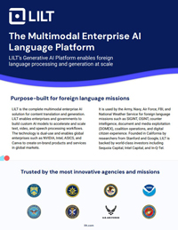 The Multimodal Enterprise AI Language Platform