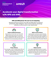 Accelerate Your Digital Transformation with HPE and AMD