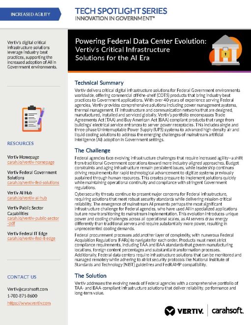 Tech Spotlight Vertiv Data Center Graphic