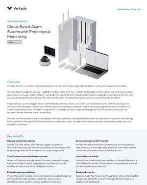 Verkada Alarms