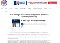 AI at the Edge: How Artificial Intelligence is Redefining Federal Cybersecurity