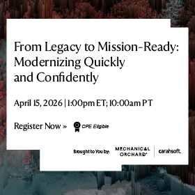 From Legacy to Mission-Ready: Modernizing Quickly and Confidently Event Banner